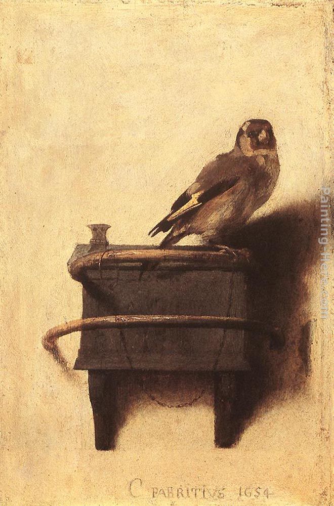 The Goldfinch painting - Carel Fabritius The Goldfinch art painting